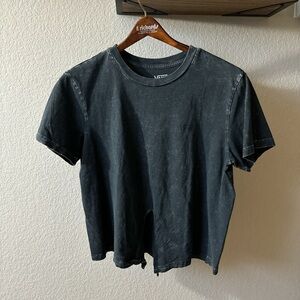 Vans Tie Front Cropped Tee
